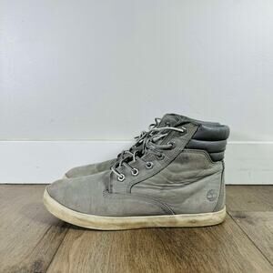 Timberland Dausette Women’s 8.5 Gray Nubuck High Sneaker Boot Ortholite A1H26